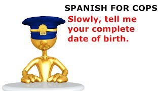 Write Your Date Of Birth In Spanish Spanishforcops