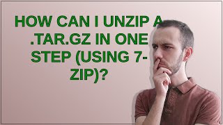 How can I unzip a .tar.gz in one step (using 7-Zip)?