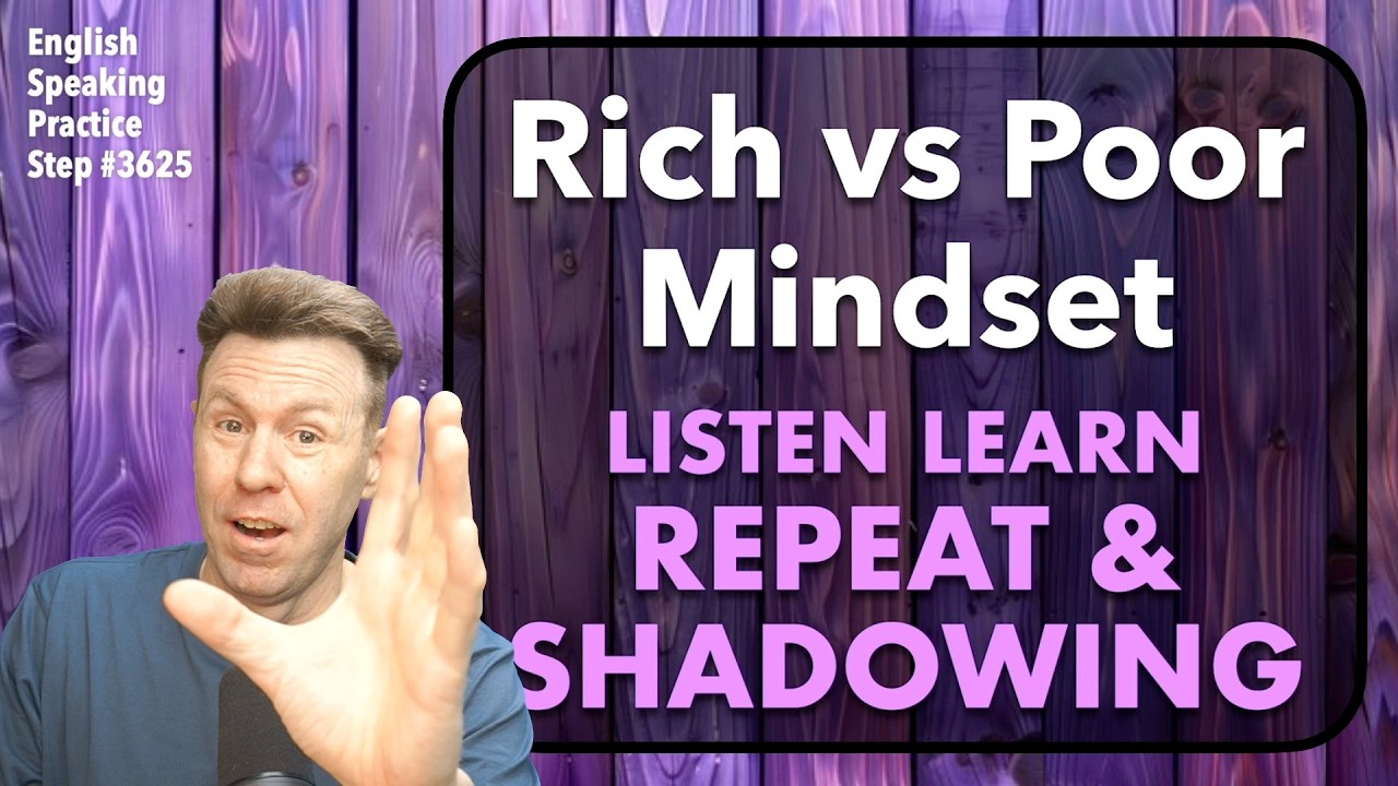 Listen to English, Learn Something, Repeat, and Do SHADOWING Practice for Fluency
