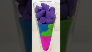 Very Satisfying and Relaxing Kinetic Sand ASMR, Drop And Squish