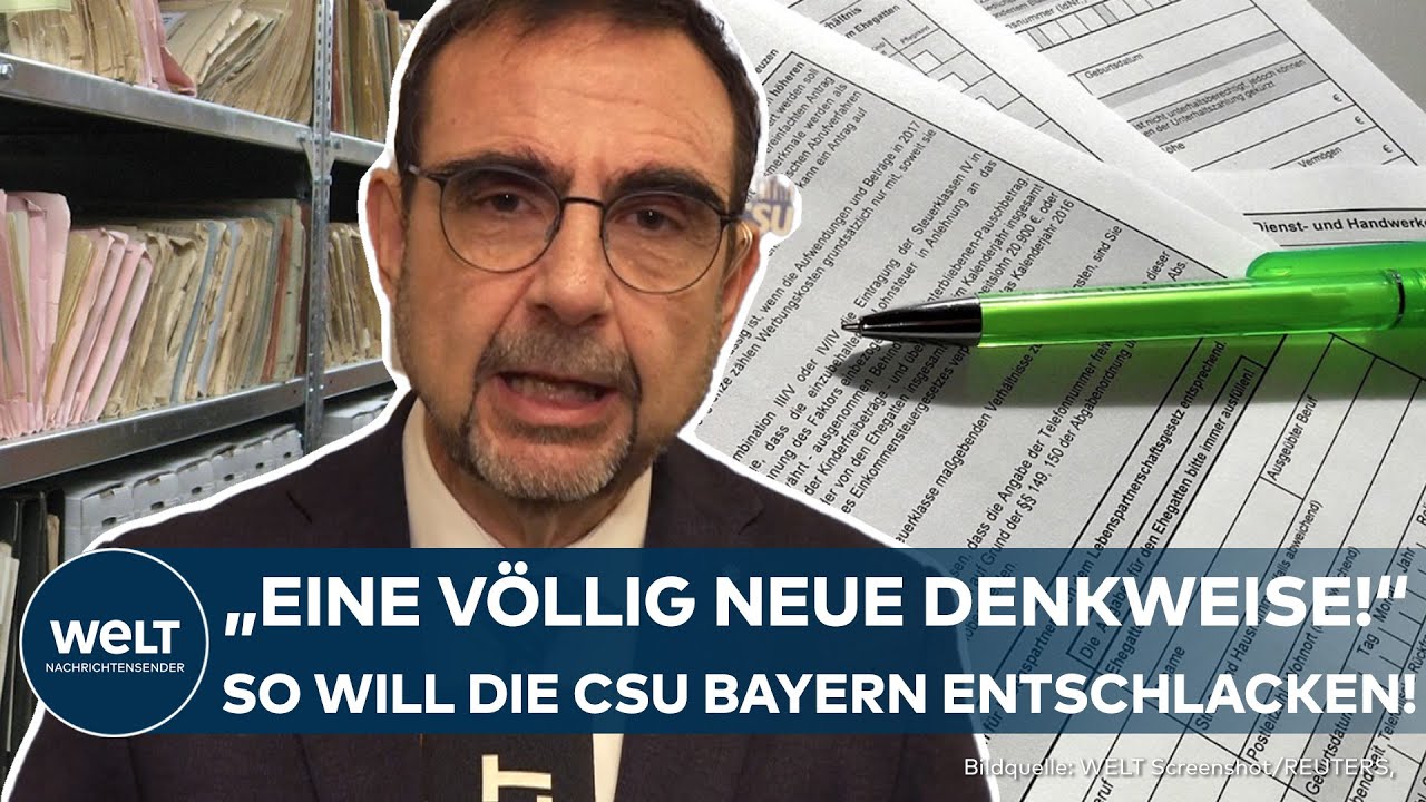 KLAUS HOLETSCHEK IM INTERVIEW: CSU im Bürokratie-Kampf! So soll der Gesetzentwurf entschlacken