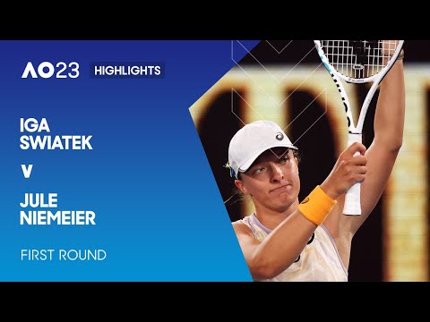 Iga Swiatek v Jule Niemeier Highlights | Australian Open 2023 First Round