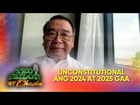 2024 at 2025 GAA, idineklarang unconstitutional ng Korte Suprema | Ted Failon & DJ Chacha