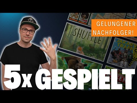 Gespielt 94 - Erfahrungsbericht zu 5 gespielten Spielen -  Ich kam, sah und Brettspiel(t)e
