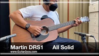 Video thumbnail for Martin DRS1   All Solid by top acoustic