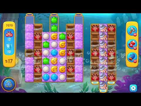 Fishdom 7070 Level - 17 moves - NO BooSTERS