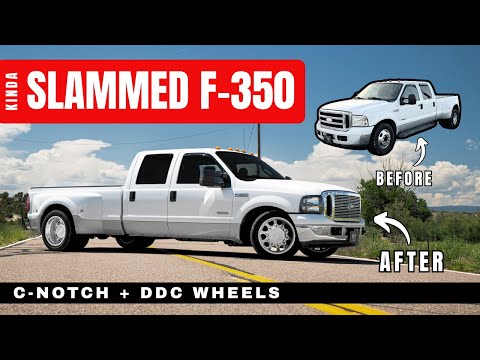 Completly Transformed Our 2WD F-350 Dually! ( Lowered, wheels )