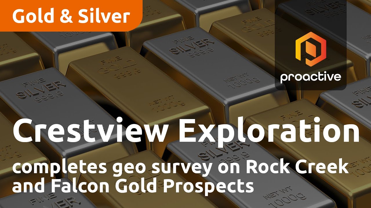 Crestview Exploration completes geo survey on Rock Creek and Falcon Gold Prospects