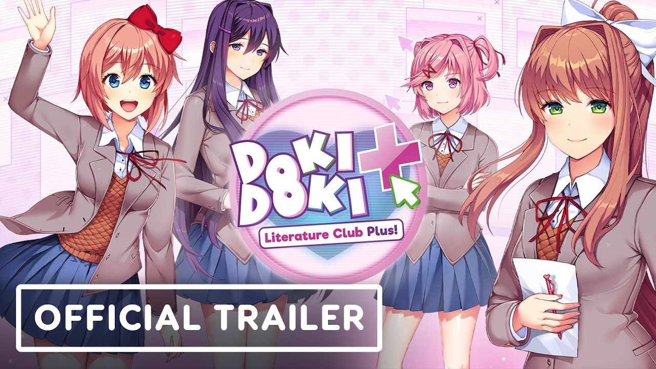 Doki Doki Literature Club Plus - Official Exclusive Announcement Trailer | Summer of Gaming 2021 - YouTube