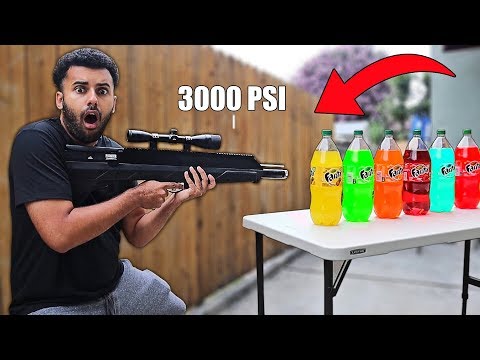 SHOOTING SATISFYING Things With A FREAKING AIRBOW!!! *$2000 ARROW SHOOTING MACHINE!!!* Video