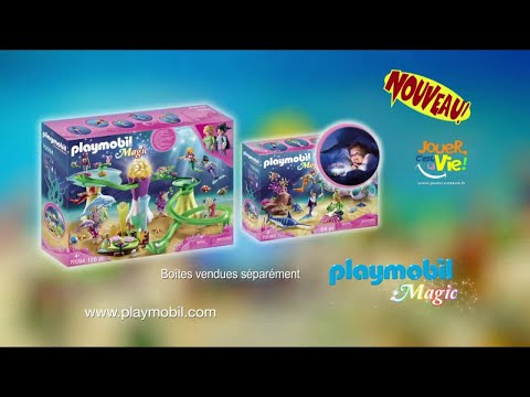 Les sirènes Playmobil Magic "en avant les histoires" "jouer c'est la vie!" Pub 15s
