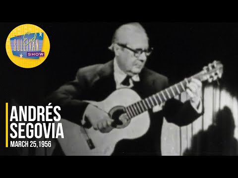 Andrés Segovia "Prelude For Lute In C Minor, BWV 999 - Arr. For Guitar" on The Ed Sullivan Show