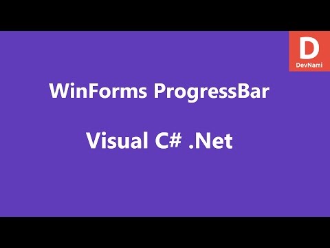 Visual C ProgressBar Control