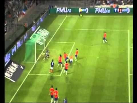 Rémy goal | France 1-0 Chile | 10/8/2011