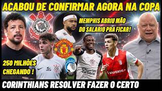 VAZOU AGORA INFORMAÇÕES URGENTE DE DENTRO DO CORINTHIANS E PROPOSTA MILIONÁRIA E SAIDA DE MEMPHIS