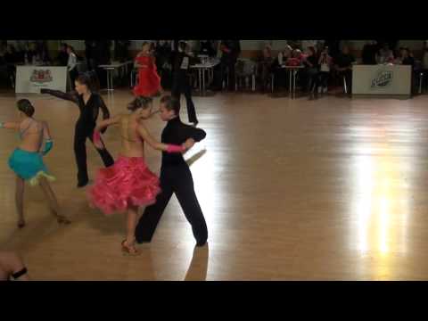 Latvia Open 2011 Junior I LA Roberts Gints Berzins   Megija Dana Morite 1 8fin rumba
