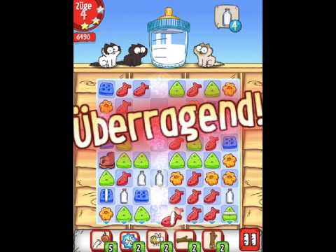 Simons Cat - Crunch Time - Level 58 - No Boosters (by match3news.com)