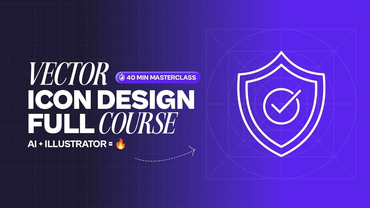 AI Vector Icon Full Course | AI + illustrator=🔥| 40 Minutes Masterclass | Design With Abir