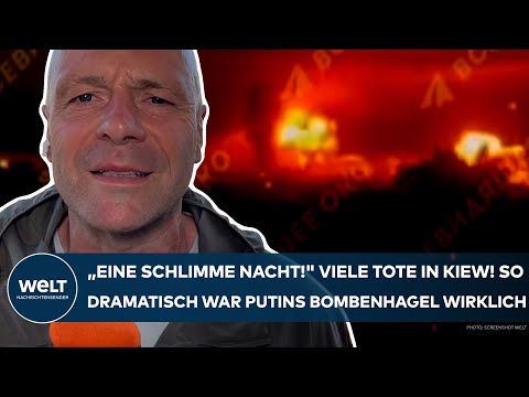 UKRAINE-KRIEG: "Es war eine schwere Nacht!" So dramatisch war Putins Bombenhagel auf Kiew wirklich!