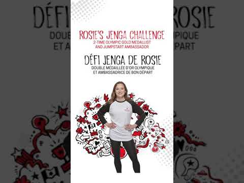 Jenga Challenge w/ Rosie MacLennan | Play Resources