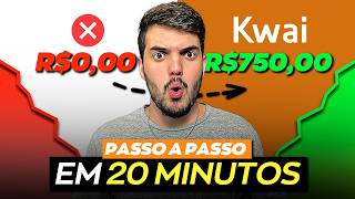 RECEBA $750 NO KWAI COM 3 VÍDEOS DE I.A NO CELULAR - Passo a Passo Como Ganhar Dinheiro na Internet