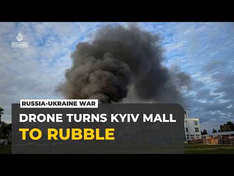 Russian drones hit Kyiv mall, homes and offices in grim day of strikes