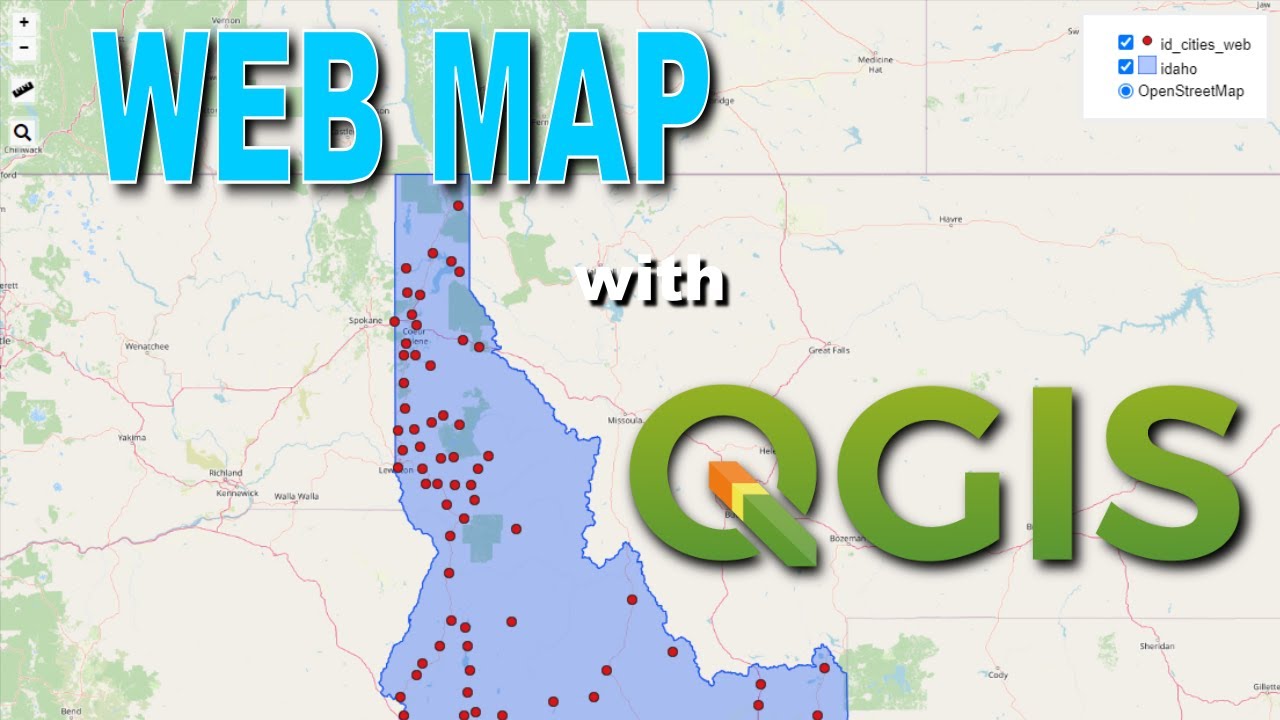 Make a Web Map with QGIS Using the qgis2web Plugin