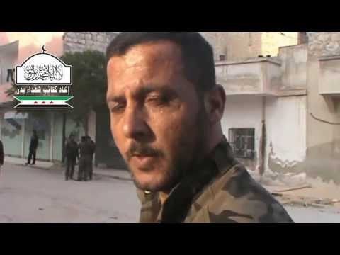 القائد العام في اتحاد كتائب شهداء بدر خالد حياني في أرض المعركة في حي الخالدية