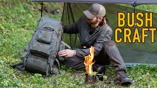 Neu: Die Tatonka Bushcraft-Kollektion - Pyro 45+10 BC, Mini-Zelt, UL Tarp und Universal Pouches