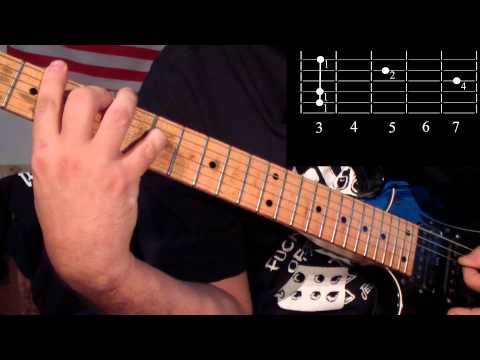 Pestilence -  Osculum Infame (video cover with guitar chords)