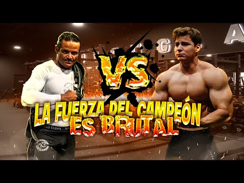 Training with the Champion / We test his strength