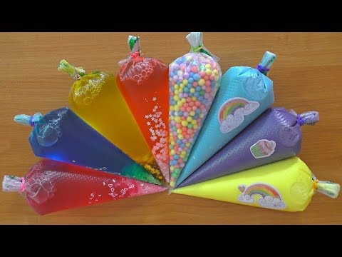 Making Slime With Pipping Bags/РАССЛАБЛЯЮЩИЕ СЛАЙМЫ ВИДЕО!!! ХРУСТЯЩИЙ СЛАЙМ АНТИСТРЕСС!❤#41#