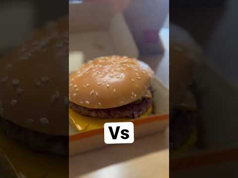 Big Mac Vs Quarter Pounder #shorts