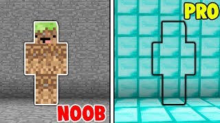 NOOB VS PRO EN LAS ESCONDIDAS DE MINECRAFT