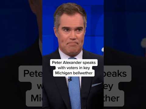 Peter Alexander makes MS NOW DEBUT: Speaks with voters in key Michigan bellwether