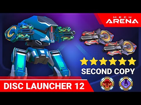 Disc Launcher 12 Second Copy - Guardian - Mech Arena