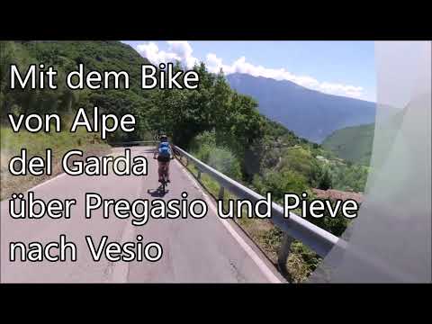 Gardasee: Mit dem Bike von Alpe del Garda über Pregasio und Pieve nach Vesio