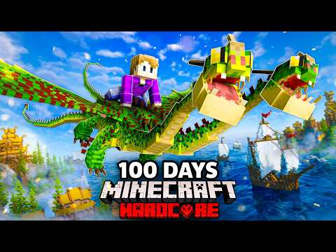 I Survived 100 Days in HOW TO TRAIN YOUR DRAGON in Minecraft Hardcore!