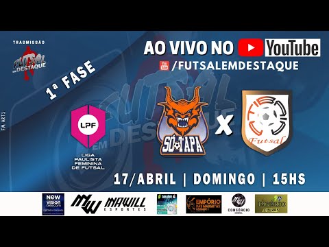 COPA LIGA PAULISTA FEMININA SÓ TAPA X ATIBAIA #lpf  #copalpf