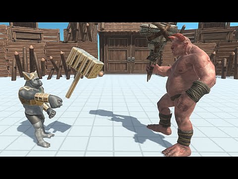 ⚡GHOR HAMMER VS EVERY STRONG UNITS - Animal Revolt Battle Simulator
