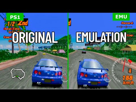 Gran Turismo 2 - PS1 vs. Duckstation Emulator Comparison