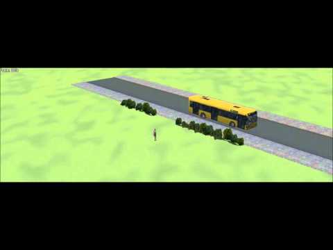 Menschen (Rollm.) an der Bushaltestelle (ohne Immos)