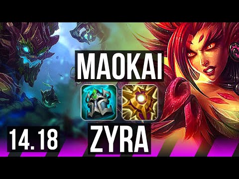 MAOKAI & Kai'Sa vs ZYRA & Lucian (SUP) | 6/5/22 | NA Diamond | 14.18