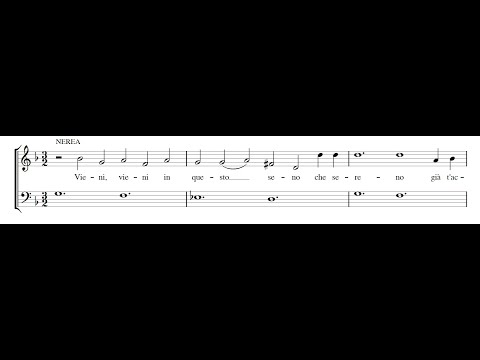 FRANCESCO CAVALLI: Vieni, vieni in questo seno PDF SCORE