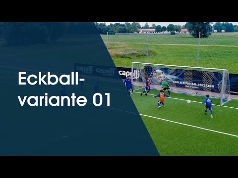 Eckballvariante 01 - Fußballtraining am Deutschen Fußball Internat