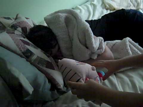 Katie and Mowski play a Pranks on Kennedy While Shes Sleeping.