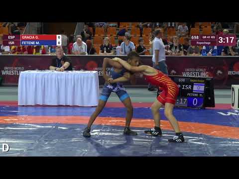 Repechage GR - 41 kg: G. GRACIA (ESP) v. M. FETENE (ISR)