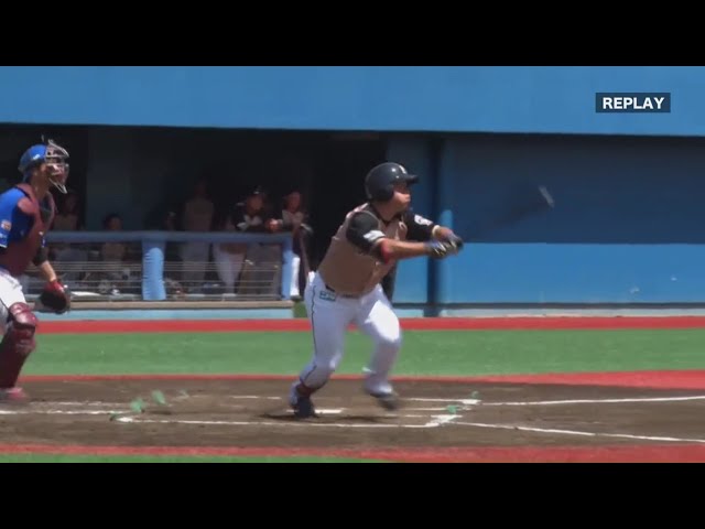 【ファーム】ファイターズ・今井のタイムリーで勝ち越し‼ 2019/7/28 E-F(ファーム)