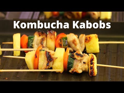 Delicious Chicken Kabobs Marinated With Kombucha |...