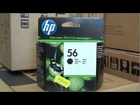 Hewlett Packard (HP) Rašalo kasetė HP C6656A (Nr.56), JUODA video